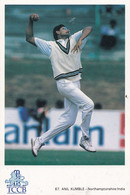 Anil Kumble Northamptonshire India Cricket Team Classic Card Postcard - Críquet