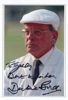 Dickie Bird Cricket Umpire Large 8x6 Hand Signed Photo - Críquet