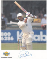 Graham Gooch 10x8 Autographed Editions Official Hand Signed Photo - Cricket