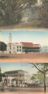 Singapore Cricket Club Raffles Hotel 3x Postcard S - Cricket