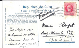 CUBA . HABANA . PALACIO PRESIDENCIAL  . 1929   Timbre Maximo Gomez - Cuba