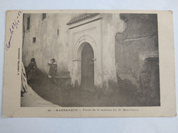 MAROC MARRAKECH PORTE DE LA MAISON DU DR MAUCHAMP - 2436 - Marrakech