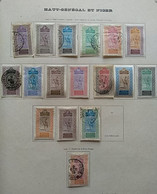 Colonie Timbres Du Haut Senegal Et Niger De 1914/17 N°18 A 33* Et Oblitérés +35o - Used Stamps