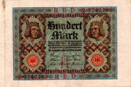 100   MARCHI   TEDESCHI   -   Anno  1920  - Stock 98 - 100 Mark