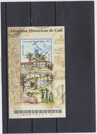 BRASIL 2003 BLOCK HISTORY OF COFFEE.CTO/USED. - Gebraucht