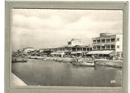 CPSM Dentelée (34) PALAVAS-les-FLOTS - Aspect De La Rive Gauche Et Des Restaurants Le King Et La Méditerrané - Années 60 - Palavas Les Flots