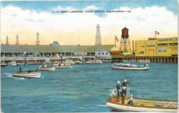 Cp Post Card U.S. Navy Landing, LONG BEACH, California - 14 - Long Beach