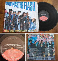 RARE Deutsch LP 33t RPM (12") GRANDMASTER FLASH (1985) - Rap & Hip Hop