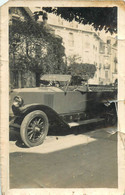 300722 PHOTO 63 PUY DE DOME CHATEL GUYON Chauffeur Auto Cabriolet Decapotable 1928 - Châtel-Guyon