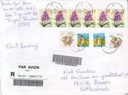 Taiwan 2011, Registered Letter To Netherland - Briefe U. Dokumente