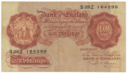 Great Britain - 10 Shillings - ND ( 1949 - 1955 ) - Pick 368.b - Serie S 28 Z - England, United Kingdom - 10 Shillings