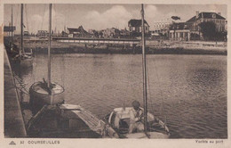 Fishing Boat Boats At Courseulles Normandy Antique French Postcard - Pêche