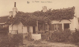 La Panne Fishermans House Fishing Family Fish Maison De Pecheurs Old Postcard - Pêche