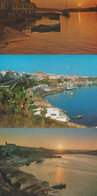 Mahon Harbour Menorca Spanish Fishing Boat 3x Postcard - Pêche
