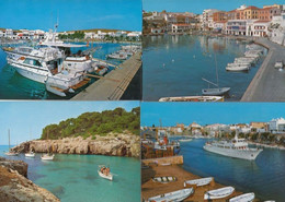 Menorca Fishing Boat 4x Spanish Postcard S - Pêche