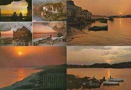 Menorca Fishing Boat Boats At Sunset 4x Spanish Postcard S - Pêche