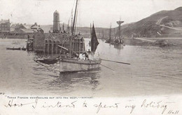Three Fishers Went Sailing Kingsley Antique Fishing Postcard - Pêche
