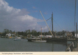 Northdown Sailing Barge Fishing Boat Ship At St Osyth Quay Postcard - Pêche