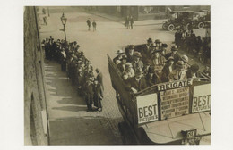 Reigate London Bus Open Top London Guide Tour In 1921 Postcard - Trains