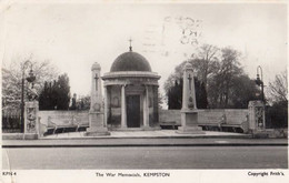 Bedford Kempston War Memorial Real Photo Postcard - Andere & Zonder Classificatie