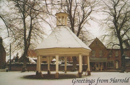 Harrold Bedfordshire Walls Ice Cream The Butter Market At Christmas Postcard - Sonstige & Ohne Zuordnung