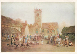 Farmers Pig Market Bedford William Pyne Painting Postcard - Andere & Zonder Classificatie