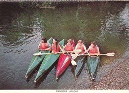 Buckinghamshire Girl Guides Rangers Canoe Boat Rapids Postcard - Buckinghamshire