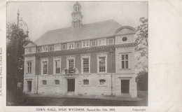 The Town Hall High Wycombe Bucks In 1904 Old Postcard - Buckinghamshire