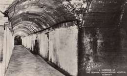 A Corridor Of The German Underground Hospital Guernsey Postcard - Autres & Non Classés