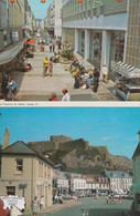 Gorey Pier Shopping Centre & Precinct St Helier Toilets 2x Jersey Postcard S - Andere & Zonder Classificatie