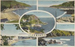 Jersey Bonne Nuit Rozel Plemont Bay Mailing Novelty Postcard - Autres & Non Classés