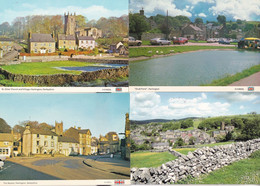 Hartington Square Duck Pond 4x Derby Postcard S - Derbyshire