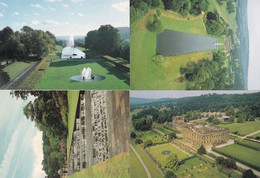 Chatsworth Bakewell Derbyshire 4x Spectacular Aerial Postcard S - Derbyshire