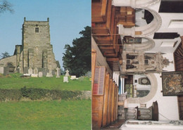 Tissington Church Derby 2x Postcard S - Derbyshire