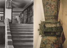 Hardwick Hall Staircase Derbyshire Real Photo 2x Postcard - Derbyshire