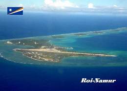 Marshall Islands Roy Namur Aerial View New Postcard - Isole Marshall