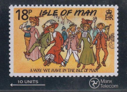 Beach Fashion Isle Of Man 18p Stamp Limited Edition Picture Phonecard - Sonstige & Ohne Zuordnung