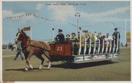 Douglas Isle Of Man Toast Rack Tram Transportation Postcard - Autres & Non Classés