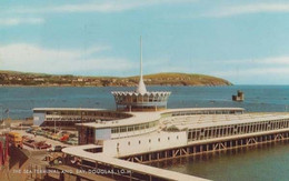 Isle Of Man Sea Terminal Douglas Postcard + 1950s Cycle Races Race Postmark - Autres & Non Classés