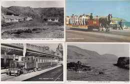 Niarbyl Manx Railways Florrie Fords Bungalow 4x Real Photo Isle Of Man Postcard - Andere & Zonder Classificatie