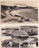 Balqueen Hydro Isle Of Man Golf Course RPC 2x Postcard - Otros & Sin Clasificación