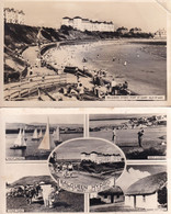 Balqueen Hydro Isle Of Man Golf Course RPC 2x Postcard - Autres & Non Classés