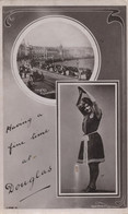 Douglas Isle Of Man Real Photo Fashion Old Postcard - Other & Unclassified