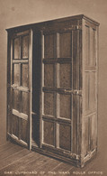 Oak Cupboard Of Manx Rolls Office Isle Of Man Furniture Old Postcard - Other & Unclassified