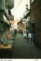 Mill Lane Mews Ashby De La Zouch Leicester Fruit Basket Grocers Postcard - Otros & Sin Clasificación