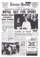 Leicester Sports Stadium Opening 1984 Newspaper Rare Ltd Cover - Otros & Sin Clasificación