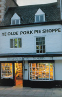 Ye Olde Pork Pie Shoppe Oldest Bakery Leicester Rare Postcard - Autres & Non Classés