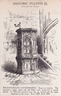 Wyclif's Pulpit Lutterworth Historic Old Postcard - Autres & Non Classés