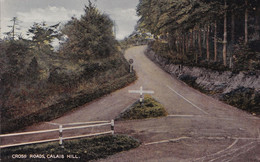 Cross Roads Calais Hill Leicester Antique Postcard - Altri & Non Classificati