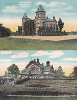 Leicester Victoria & Abbey Park 2x Antique Postcard S - Other & Unclassified